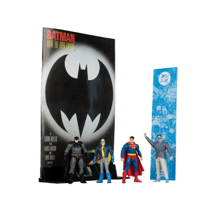 McFarlane DC Page Punchers The Dark Knight Returns 4-Pk Gold Label 3in Figures