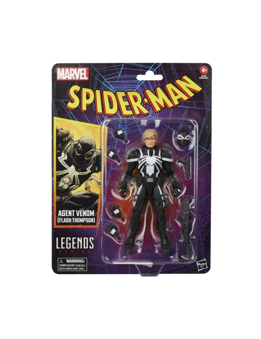 Hasbro Marvel Legends Agent Venom (Flash Thompson) Retro 6in Action Figure