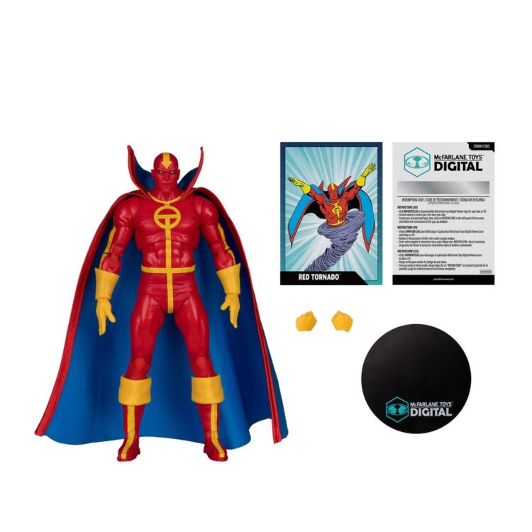 McFarlane DC Direct Digital Red Tornado (DC: The Bronze Age) 7in Action Figure