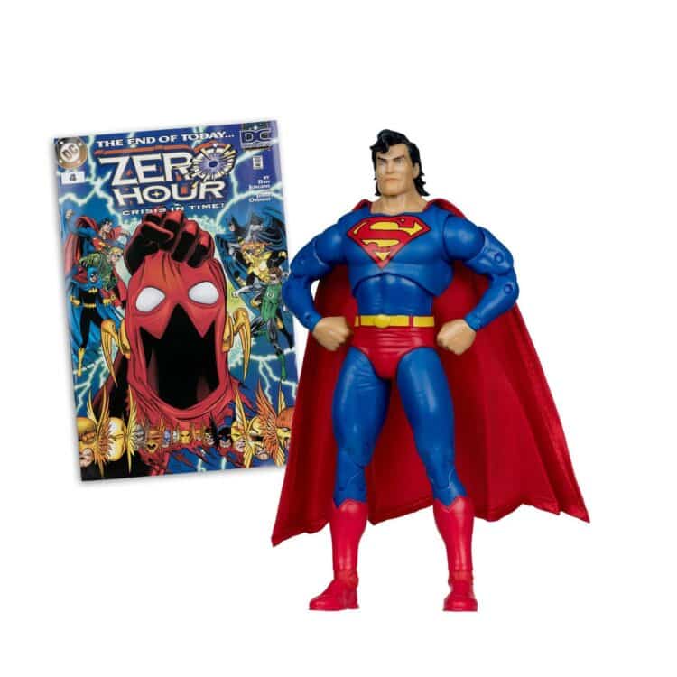 McFarlane DC Page Punchers Superman (Zero Hour) 7in Action Figure with Comic