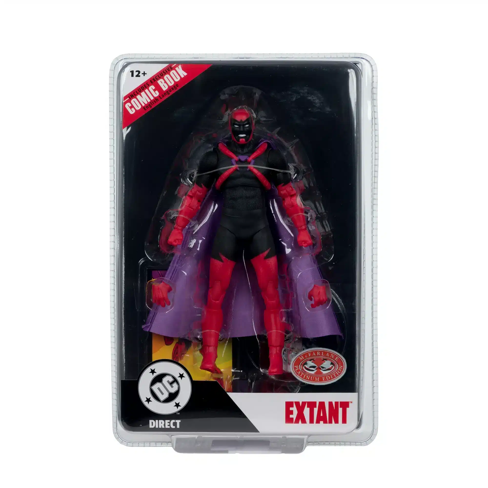 McFarlane DC Direct Page Punchers Extant (Zero Hour) Red Platinum 7in Figure
