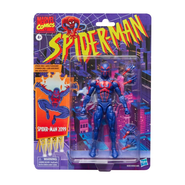 Marvel Legends Series Spider-Man 2099 Retro Cardback 6-Inch Action Figure
