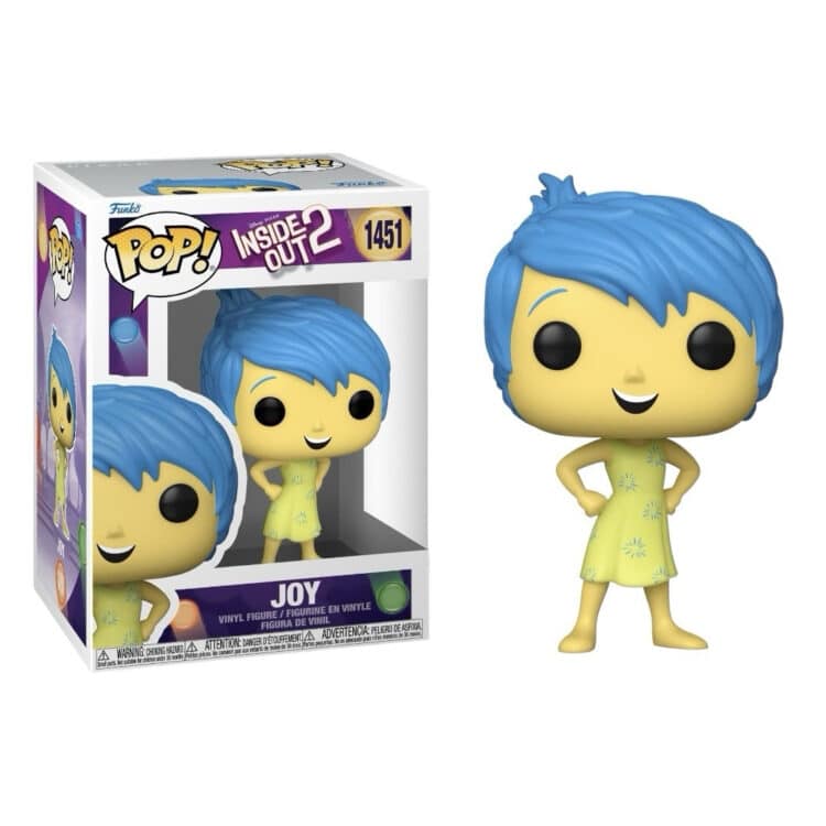 Funko Pop! Inside Out 2 (Anxiety Joy Ennui Envy Embarrassment) Vinyl Figure Set