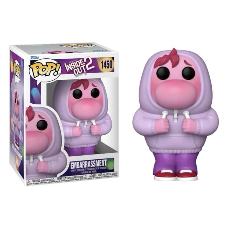 Funko Pop! Inside Out 2 (Anxiety Joy Ennui Envy Embarrassment) Vinyl Figure Set
