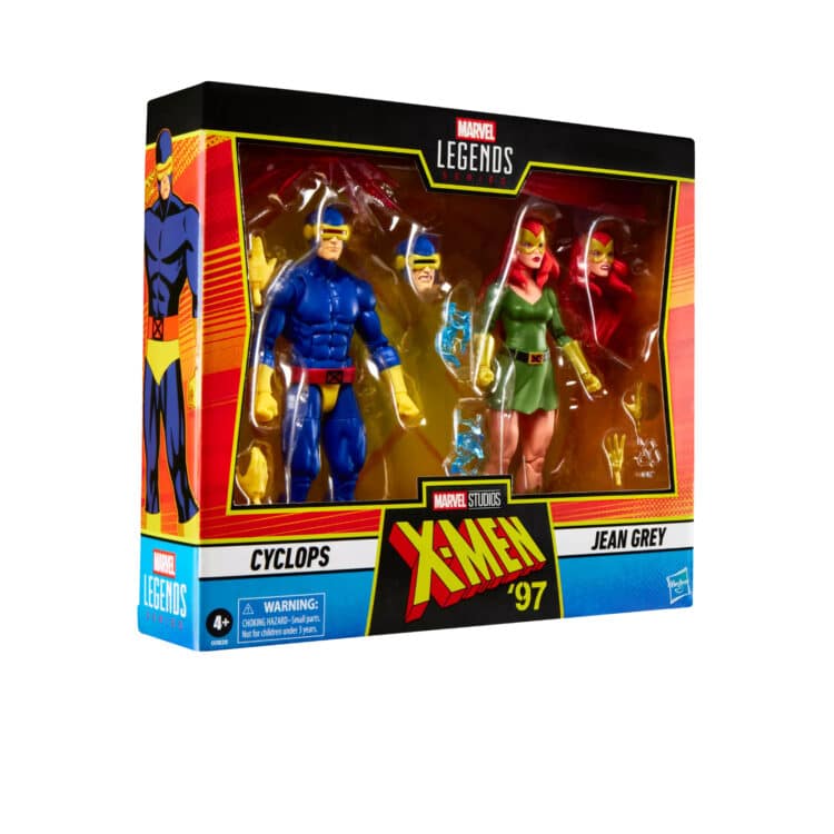 Hasbro Marvel Legends Cyclops & Jean Grey (X-Men 97) 6-Inch Action Figure 2-Pack