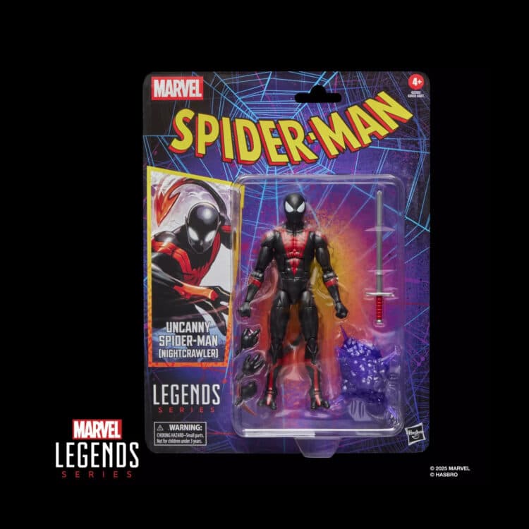 Hasbro Marvel Legends Uncanny Spider-Man (Nightcrawler) Retro 6-In Action Figure