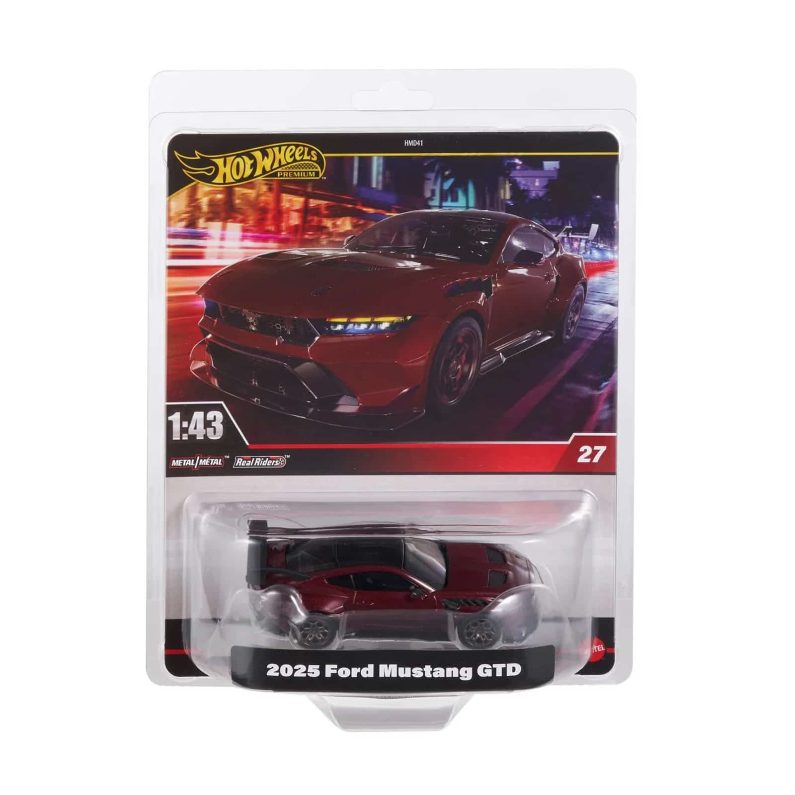 Hot Wheels Premium 2025 Ford Mustang GTD 1:43 Die-Cast JCN73