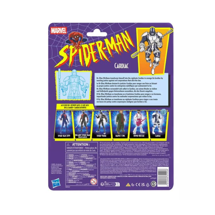 Hasbro Marvel Legends Cardiac (Spider-Man Retro) 6-Inch Action Figure