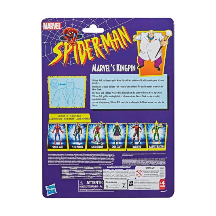 Hasbro Marvel Legends  Kingpin (Spider-Man Retro) Action Figure