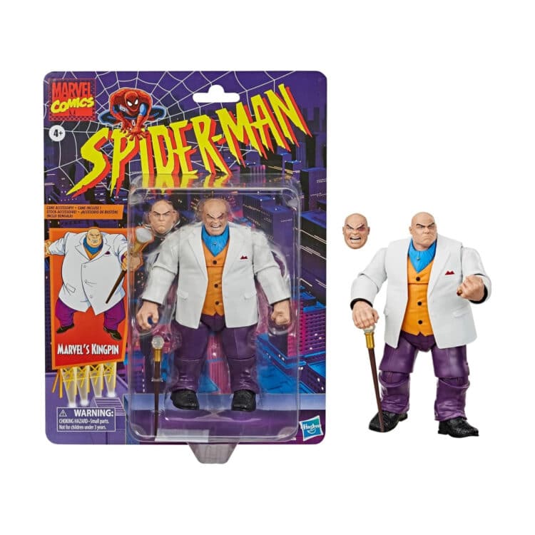 Hasbro Marvel Legends  Kingpin (Spider-Man Retro) Action Figure