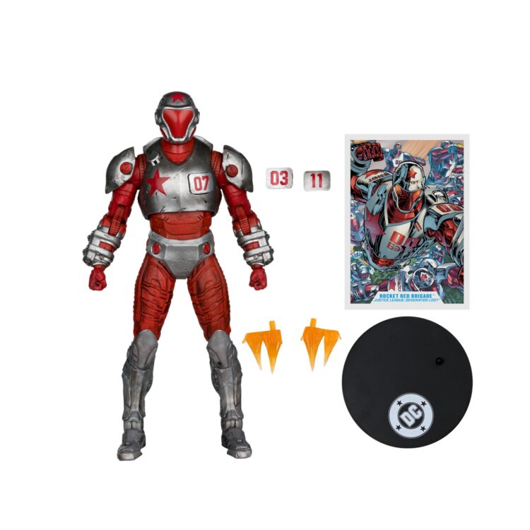McFarlane DC Multiverse Rocket Red (Justice League: Generation Lost) 7in Figure