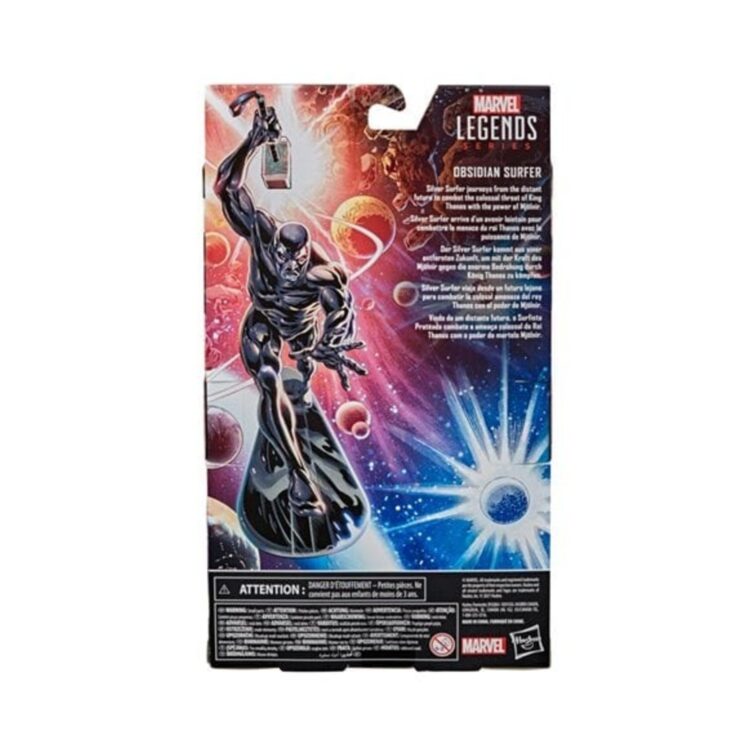 Hasbro Marvel Legends Obsidian Silver Surfer (Mjolnir) 6-in Action Figure