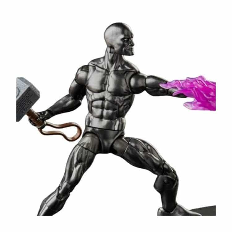 Hasbro Marvel Legends Obsidian Silver Surfer (Mjolnir) 6-in Action Figure