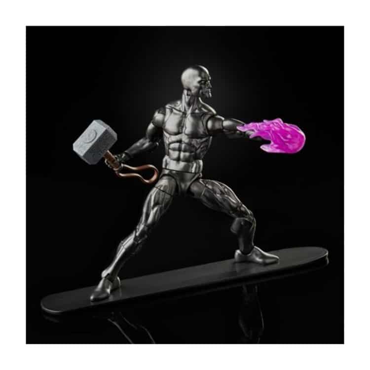 Hasbro Marvel Legends Obsidian Silver Surfer (Mjolnir) 6-in Action Figure