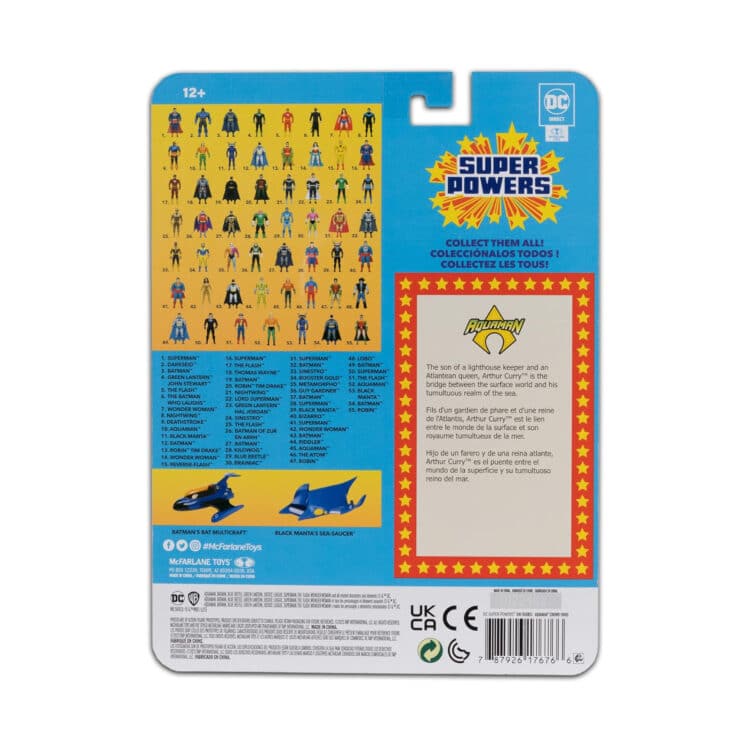 McFarlane DC Super Powers Aquaman (Crowd Fund) 4.5in Action Figure