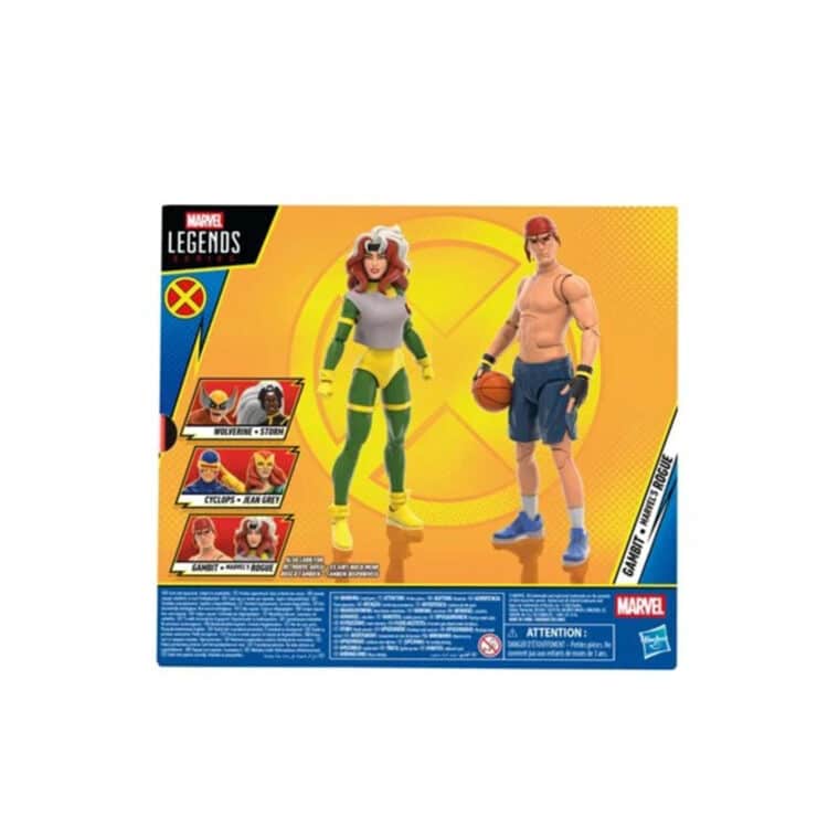 Hasbro Marvel Legends Gambit & Rogue (X-Men 97) 6-Inch Action Figure 2-Pack