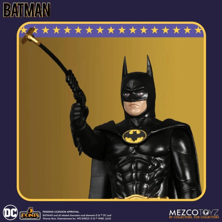 Mezco Toyz Batman 1989 (5 Points) Joker, Goon, Batman Action Figure Set of 3-Pk