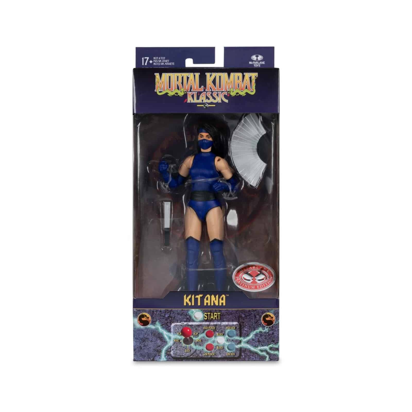 McFarlane Mortal Kombat Klassic Kitana 7-in Scale Red Platinum Figure