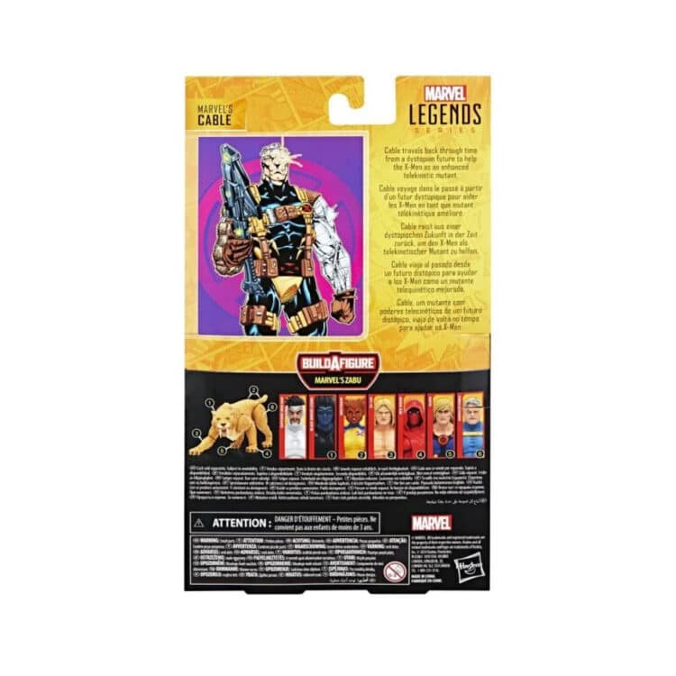 Hasbro Marvel Legends Marvel's Cable (Marvel's Zabu BAF) 6-in Figure