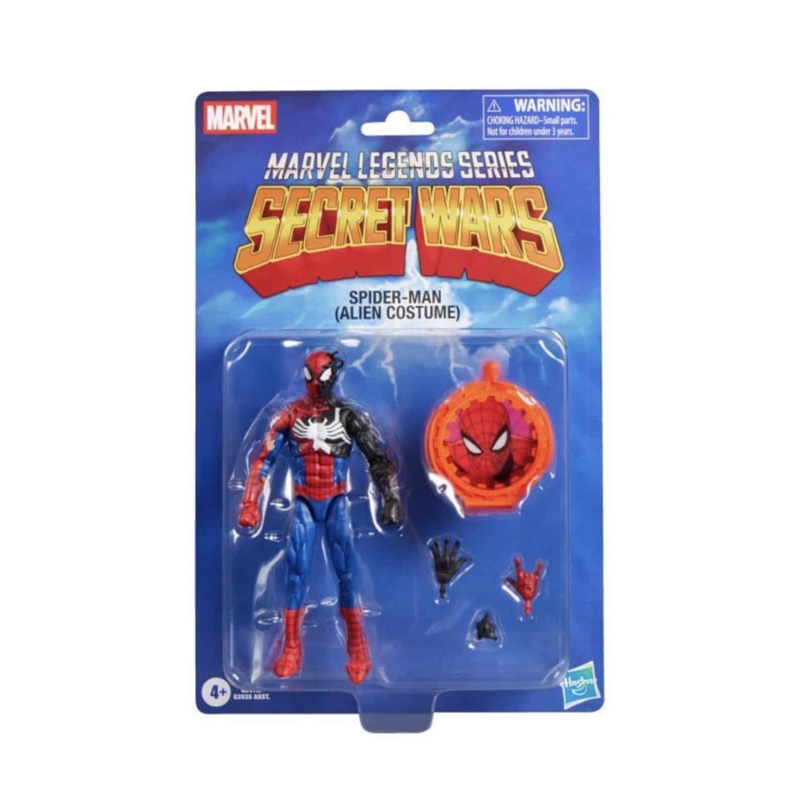 Hasbro Marvel Legends Spider-Man Alien Costume (Secret Wars) 6in Action Figure