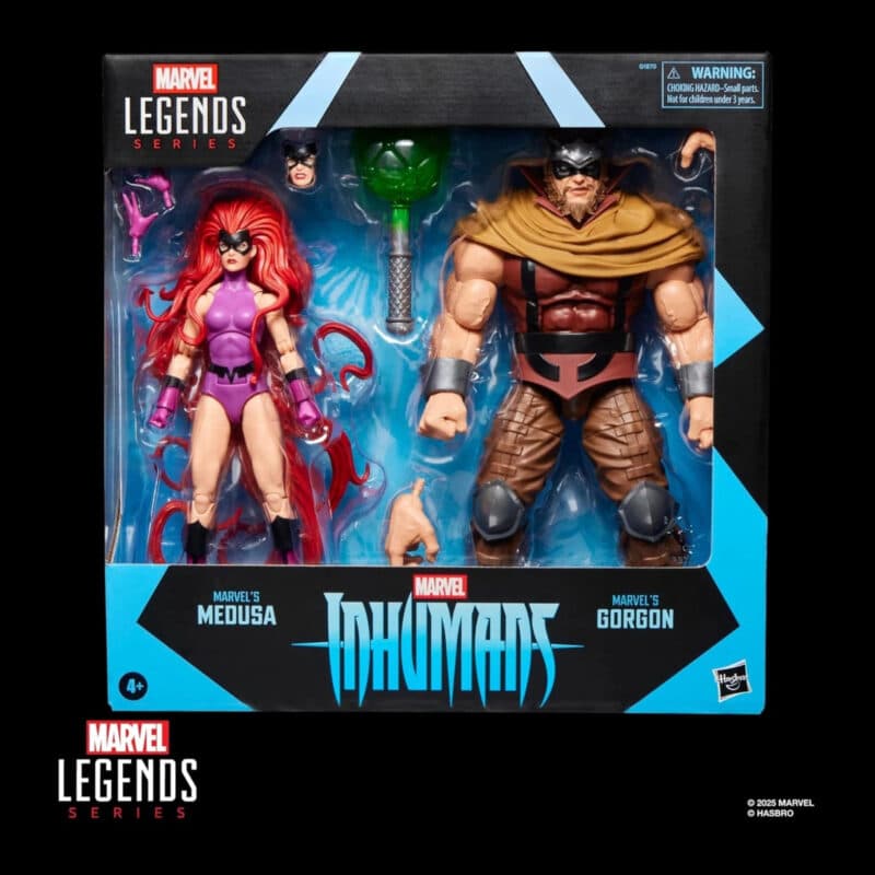 Hasbro Marvel Legends Medusa & Gorgon (Inhumans) 6-in Action Figures 2-Pack