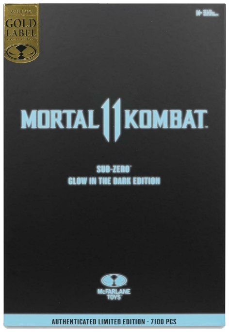 McFarlane Toys Mortal Kombat Sub-Zero (Glow in the Dark) 7in Figure
